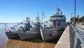 La Armada Argentina ya comenzó en Rosario sus jornadas de puertas abiertas.