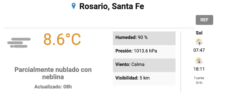 &nbsp;Así amaneció la ciudad.