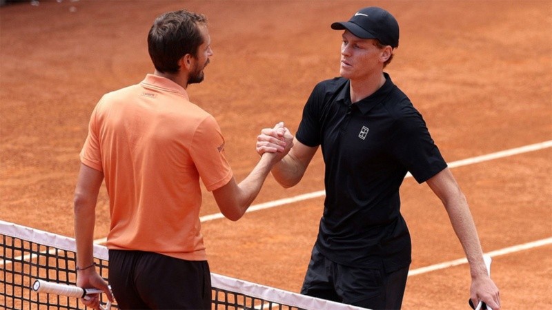 Sinner viene de ganar Indian Wells, Miami, Montecarlo y Madrid 2026, consecutivamente.