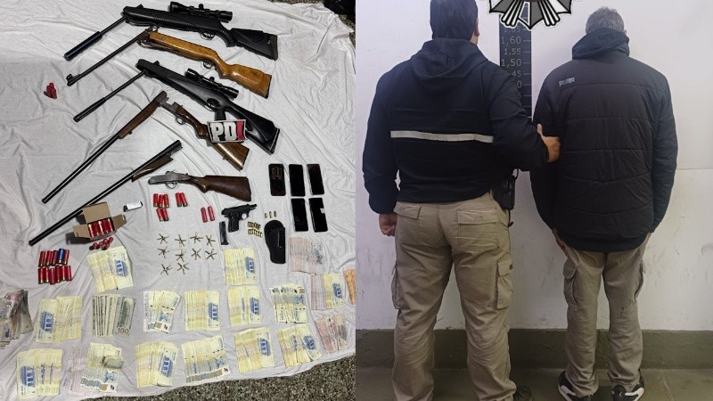 Las armas secuestradas en Edison al 100.