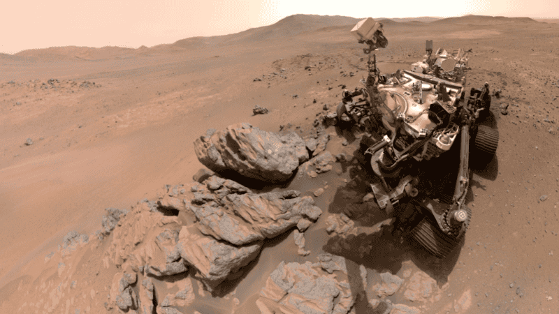 La nueva selfie del rover combina arte y ciencia.