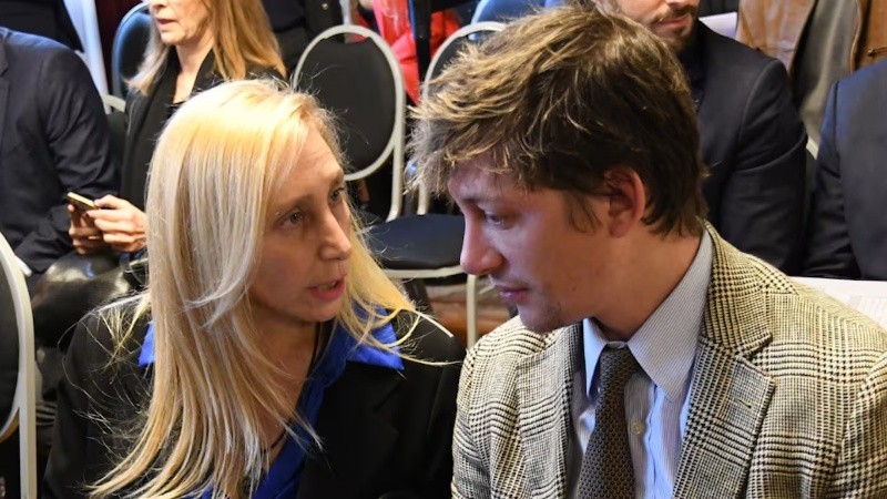 Karina Milei y Santiago Caputo.