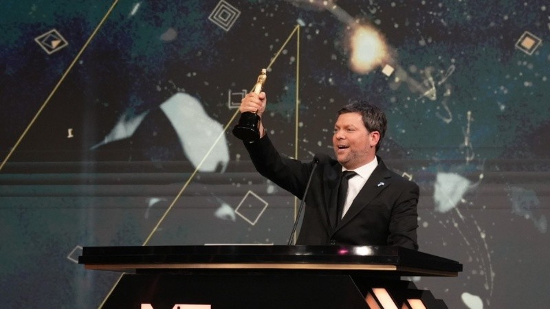 Guido Kaczka ganó el Martín Fierro de Oro 2026. Foto Clarín