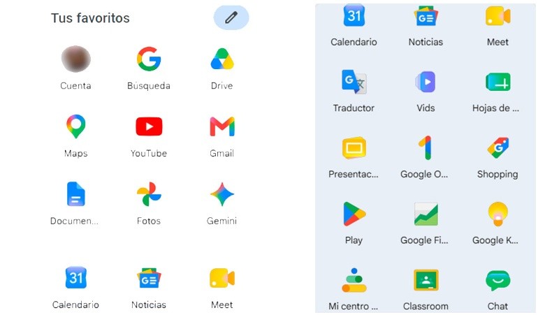 Los nuevos logos de Google.&nbsp;