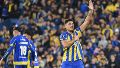 Alejo Véliz y su despedida de casa con gol en el Gigante (Fotobaires).