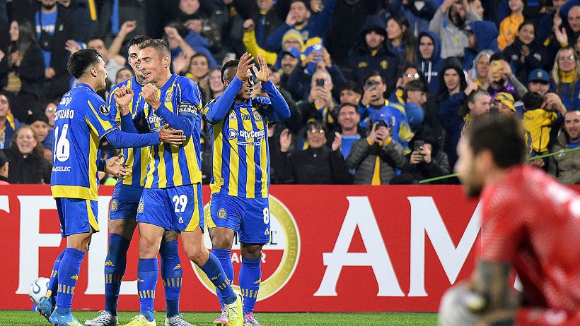Marco Ruben volvió a la Libertadores y al gol (Fotobaires).