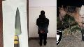 Los tres detenidos estaban montados en dos caballos.