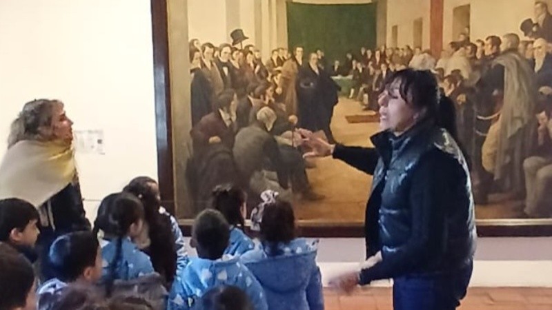 Visita de estudiantes de nivel inicial al Cabildo de Buenos Aires.