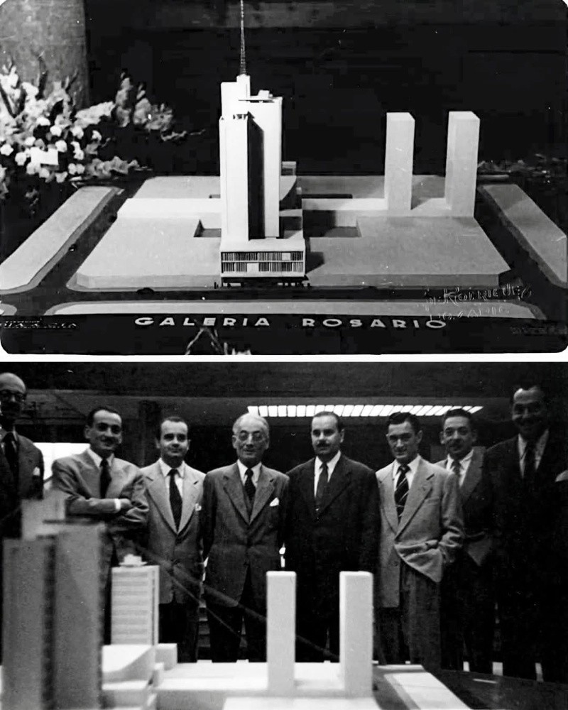 &nbsp;La maqueta del ambicioso proyecto de la Galería Rosario (Foto: gentileza de Juan Cruz Davalle Gerkelis)