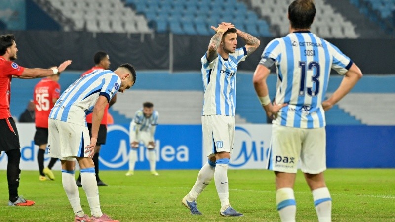 Racing vs Caracas. Copa Conmebol Libertadores. Foto Baires