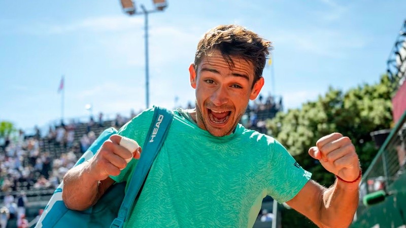 Mariano Navone avanzó a la final del ATP 250 de Ginebra.