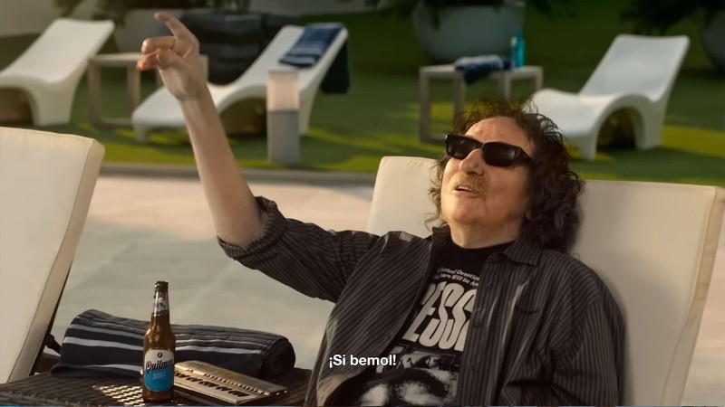 Charly García aparece en el comercial&nbsp;