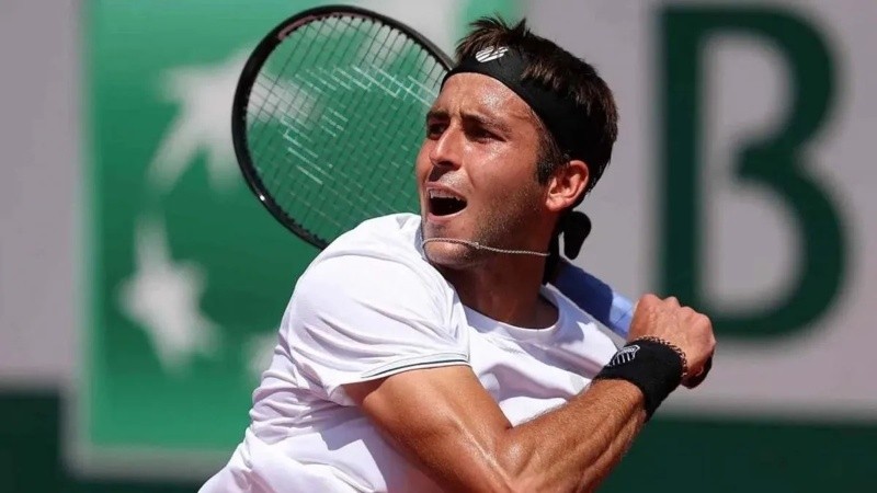 Tomás Etcheverry viene teniendo un buen año y busca llegar lejos en París