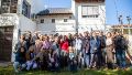 Durante la inauguración, la ministra de Salud, Silvia Ciancio, visitó a los usuarios y trabajadores del hostal.
