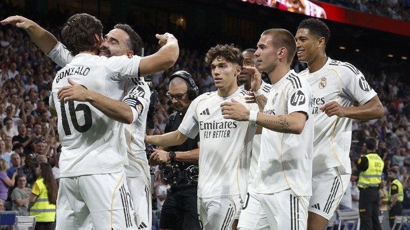 Mastantuono volvió a ser titular en el Madrid.