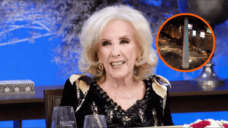 El Obelisco festejó sus 90 años y Mirtha lo celebró con todos.
