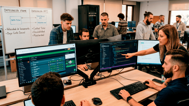 Integración de sportsbook vía iFrame vs. API