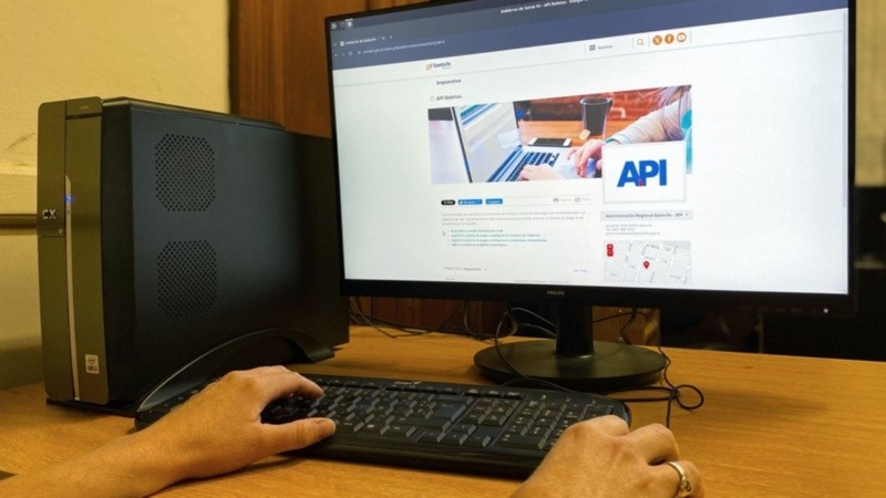 La gestión se puede hacer online.