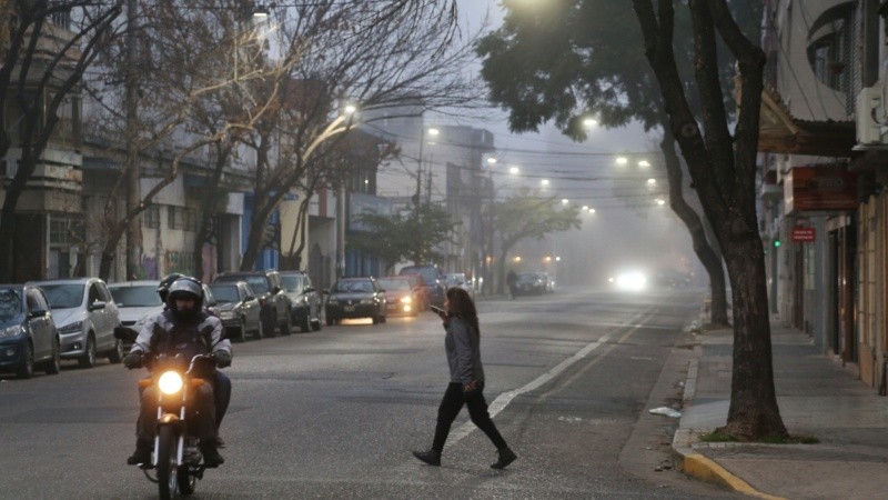 A las seis de la mañana, el termómetro marcó 5 grados.