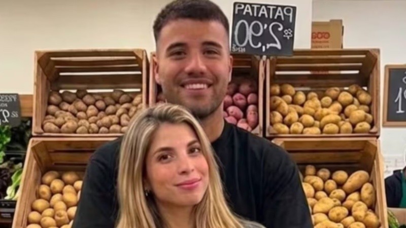 El futbolista y su actual pareja