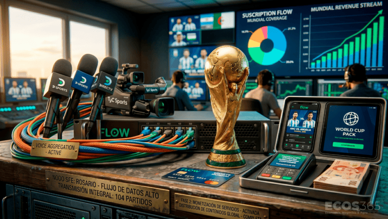 Telecom potencia la plataforma Flow con D-Sports para transmitir todo el Mundial