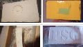 El pesaje de un ladrillo de aparente cocaína estampado con el sello en bajorrelieve de las iniciales "PSG". Foto: Unidad Fiscal Rosario.