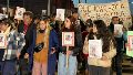 Marcha por Agostina. La adolescente falta de su casa desde el fin de semana.