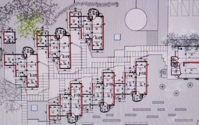 El plano del proyecto arquitectónico.&nbsp;