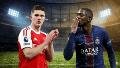 Gyökeres y Dembelé, protagonistas de la gran final europea.