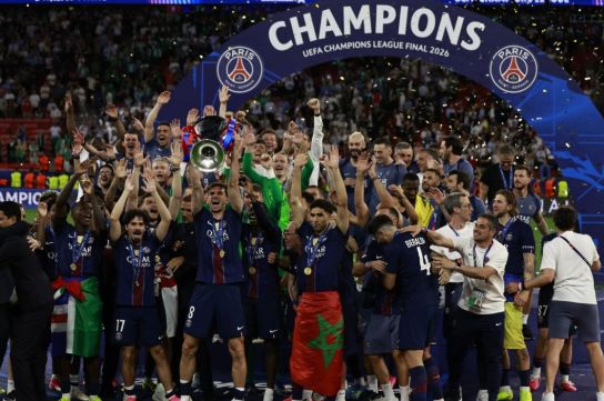 PSG celebra su bicampeonato de la mano de Luis Enrique (EFE).