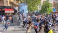 Serios incidentes en París en los festejos de Champions League (EFE).
