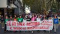 Movilización de Ni una menos en Rosario durante 2025.