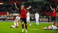 Sabitzer, capitán y figura, anotó el único gol. (Das Nationalteam)