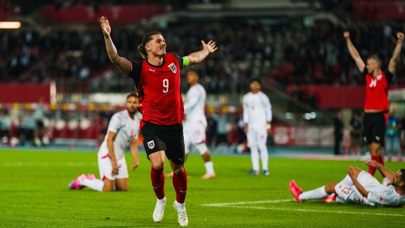 Sabitzer, capitán y figura, anotó el único gol. (Das Nationalteam)