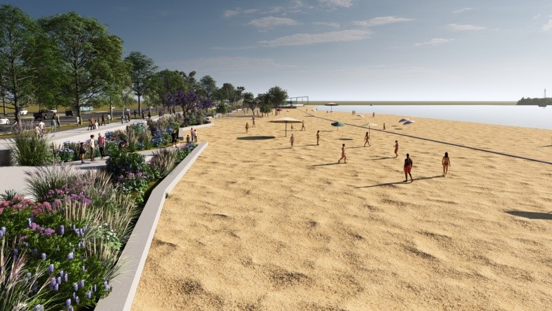 &nbsp;La playa de La Florida según el render del proyecto