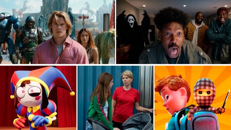 Amos del Universo; Scary Movie: terroríficamente incorrecta; The Amazing Digital Circus: el último acto; Madres Jóvenes; El pequeño ninja: el origen.