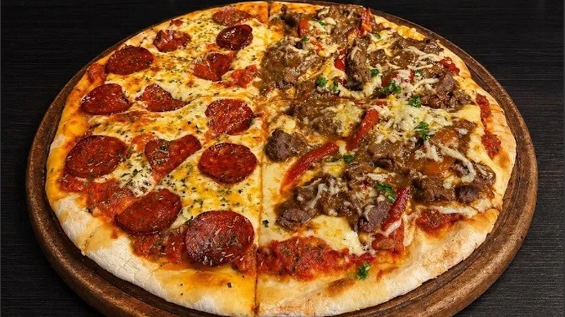 ¡Qué salada la pizza!