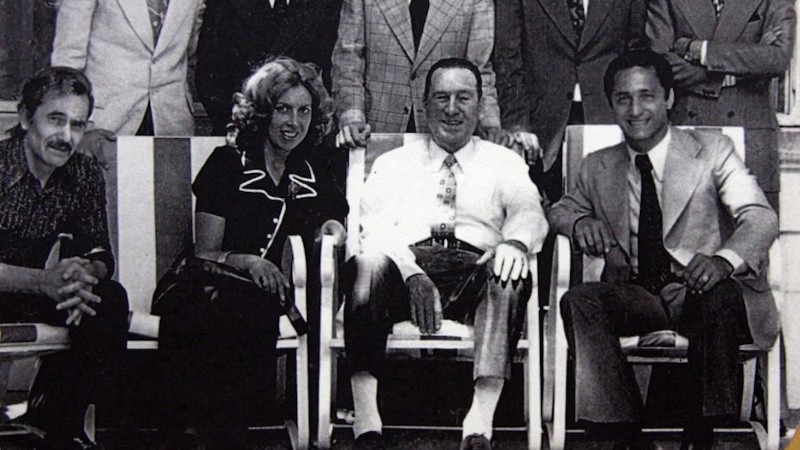 Perón con un joven Sanfilippo.&nbsp;