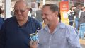 El secretario general del Sindicato de Camioneros de Santa Fe recorrió la muestra junto a su equipo de trabajo.
