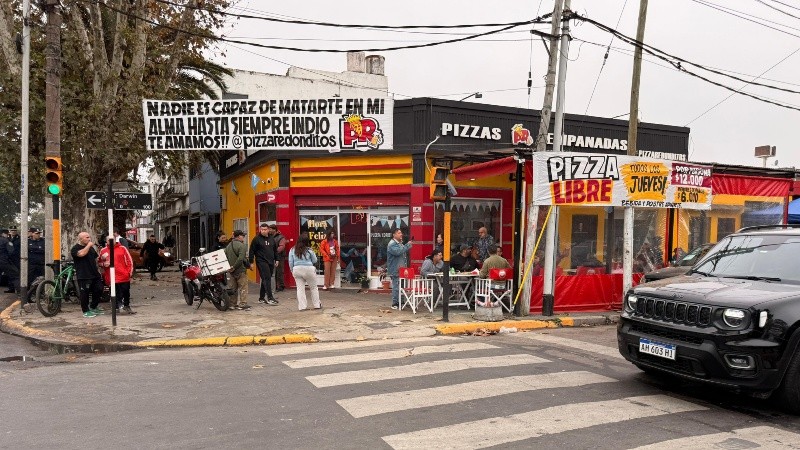 La esquina de Darwin y Mitre. (El Tres)