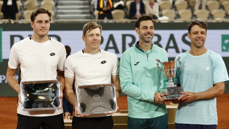 Marcel Granollers y Horacio Zeballos en un día histórico (EFE).