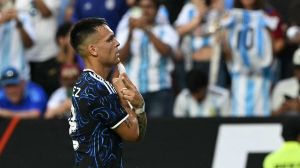 Lautaro abrió el marcador con un soberbio penal