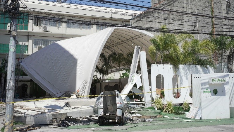 El terremoto en Filipinas. Foto EFE