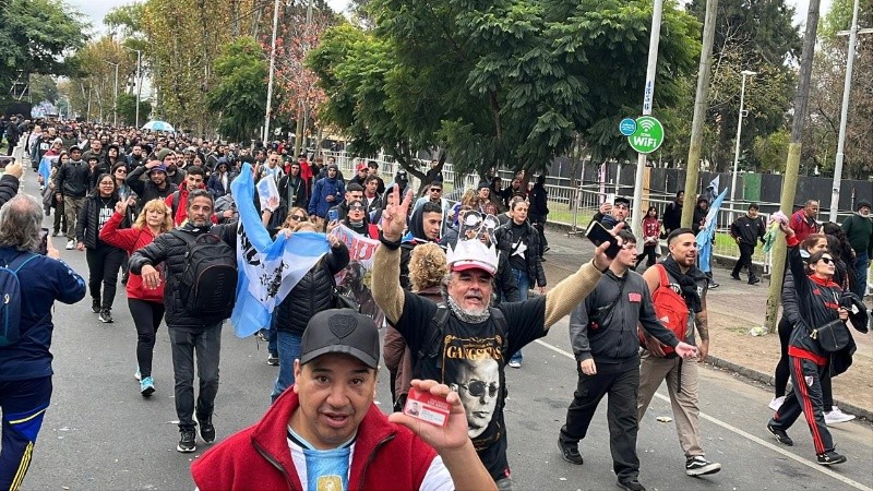 Una multitud histórica fue a darle el último adiós al Indio Solari.