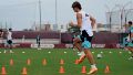 Nico Paz volvió a los entrenamientos junto a sus compañeros.