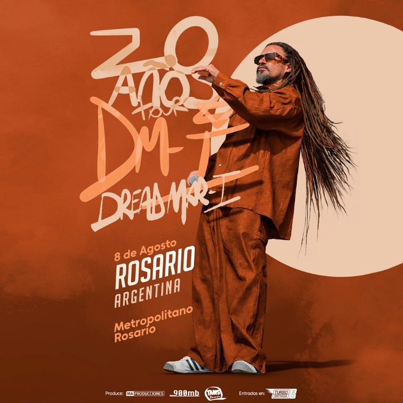Dread Mar I volverá a presentarse en Rosario el próximo 8 de agosto en el salón Metropolitano.