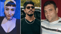 Los tres detenidos. (NA)