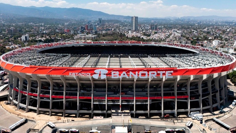 Estadio Azteca, único escenario en albergar tres inauguraciones del Mundial.&nbsp;