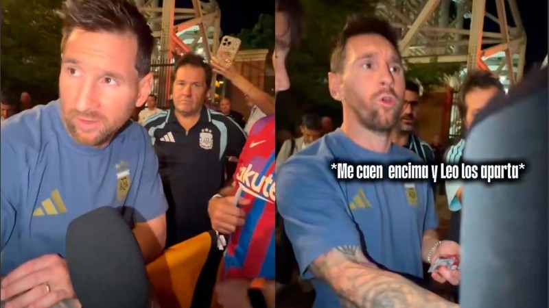El gesto de Messi que emocionó a todos.