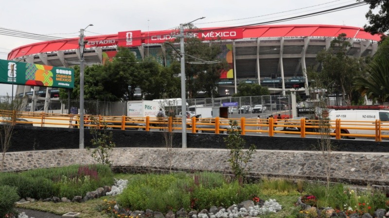 El estadio Azteca se prepara para la apertura del Mundial 2026.